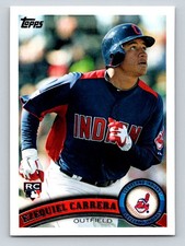 2011 Topps Update #US169 Ezequiel Carrera Cleveland Indians Rookie