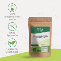 Tasty Pott Astragalus Wurzel Geschnitten 100G ÄTherische ÖLe Vegan Tee