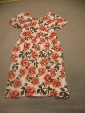 Old Navy Size XL 14-16 Girls Multicolor Floral 100 Cotton A Line Dress 702