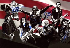 Helloween METAL BAND autographs, In Person signed photo