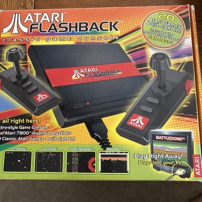 Vintage Atari Flashback Classic Game Console Mini 7800 Boxed 2 Joysticks Tested