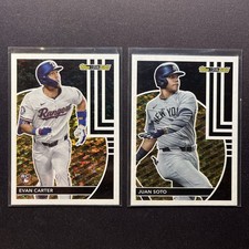 2024 Topps Update Series - Topps Black Gold Evan Carter (RC) & Juan Soto