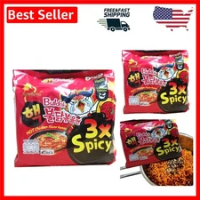25.4 Oz Buldak Hot Chicken Ramen - 3X Spicy Instant Noodles for Quick Meals
