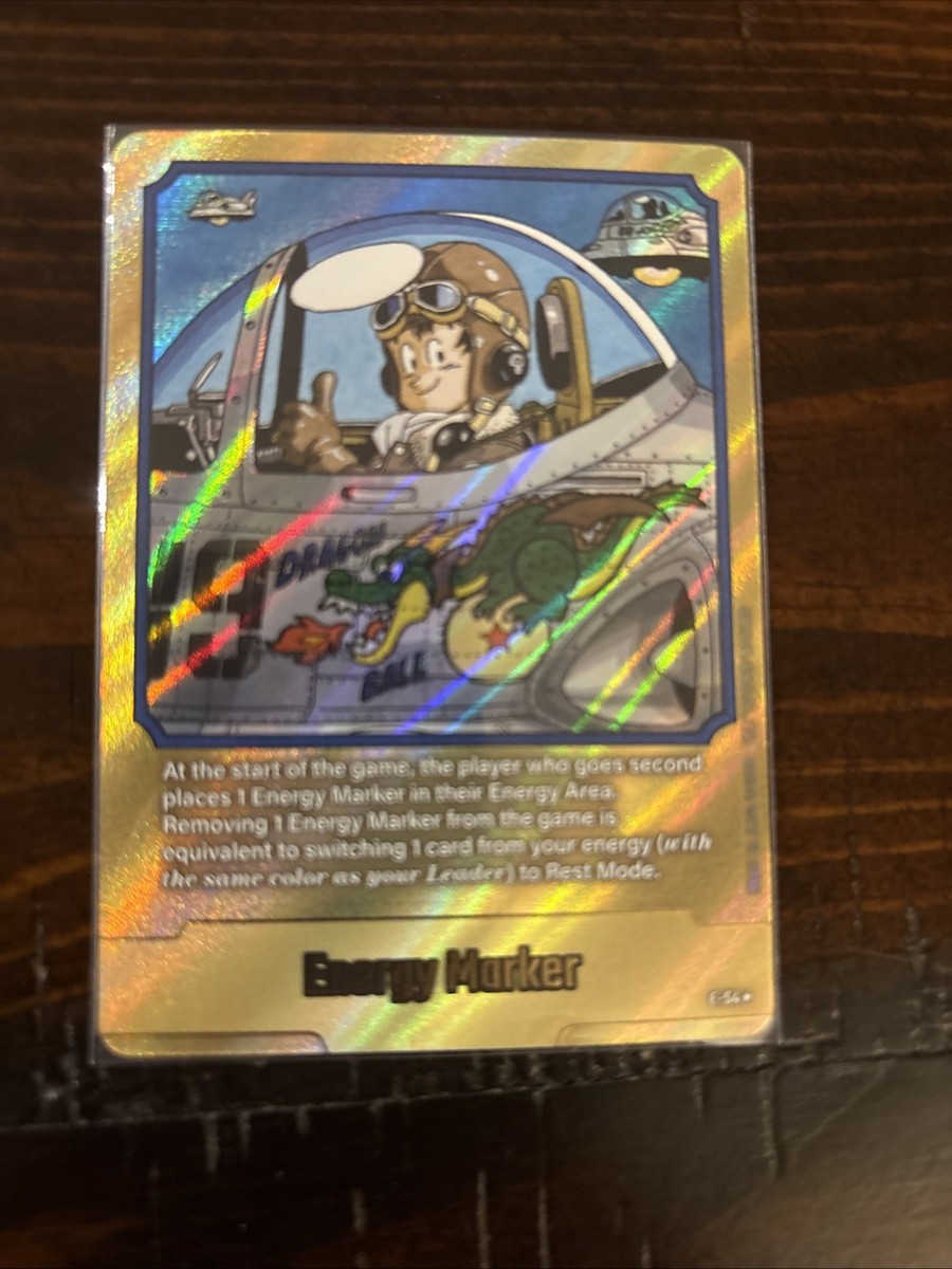 1x Gold Energy Marker E-54 Dragon Ball Fusion World Manga Booster
