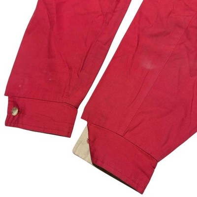 80s BARACUTA G9 Harrington Jacket Red Size 38 Vintage Embroidered