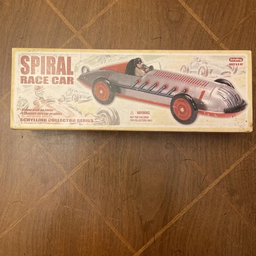 Vintage Schylling Collector Series Spiral MetalRace Car
