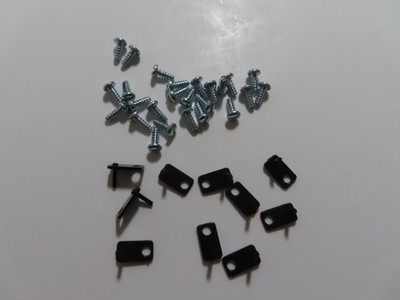 New Repro Aurora T-jet, Dash, AW. 10 Std. Guide Pins and 30 Body/Chassis Screws