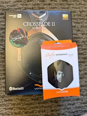 V-MODA Crossfade II Wireless Codex Rose Gold + Jimi Hendrix Shield Kit NEW (2/2)