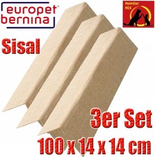 3xEck-Kratzbrett Wandkratzbrett Ebi Kratzecke Sisal Kratzfläche 1000 x 14 x 14mm