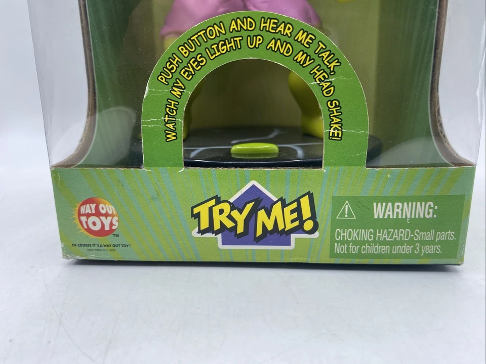 Marvel Way Out Toys 2003 Luces Sonidos Bobble Head 2003 El Increíble Hulk NUEVO Foto 3 de 4