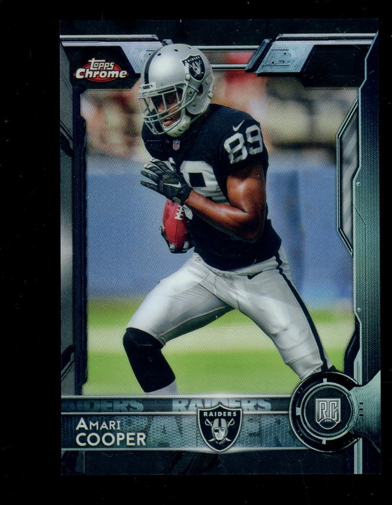 2015 Topps Chrome Black Refractor #115 Amari Cooper Raiders 112/299