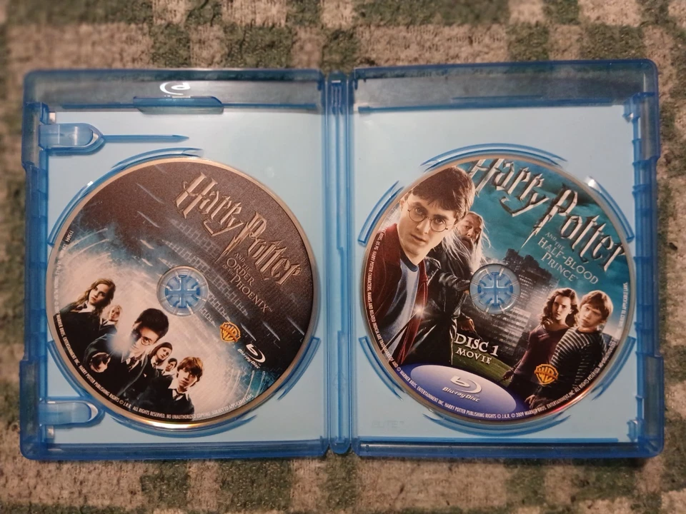 Harry Potter: Year 5 & 6 (Blu-ray, 2012, 2-Disc Set, Double Feature) - Image 2 of 4
