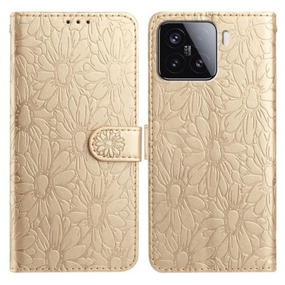 For Xiaomi 15T 5G Daisy Embossed Leather Phone Case cover shell