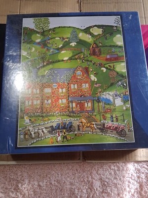 New Rare Vintage Bits And Pieces Tee Time By Marilou Smith-Reason 1500 Pc Puzzle