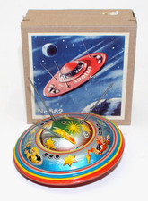 Blomer Shuler B S 562 Friction Apollo Flying Saucer West Germany MIB 60s-70s