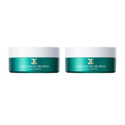 JAYJUN Green Tea Gel Eye Patches, 2-pack