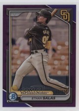 2024 Bowman Draft Chrome Purple Refractor /250 Ethan Salas #BDC-140 4k8
