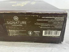 Signature Hardware Widespread Bathroom Faucet shwsclz807lhzbn Less Handles