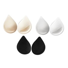 2 St&uuml;ck Damen BH Einlagen Pads Badeanzug weich rund Schwamm Pads
