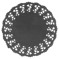 Runde Deckchen 14 Cm Schwarz Garcia de Pou 250 Tischuntersetzer Tischdecke