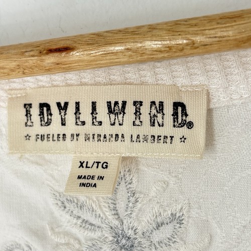 IDYLLWIND Miranda Lambert Waffel Henley Thermo Shirt Western Boho Neutral Gr. XL - Bild 9 von 23