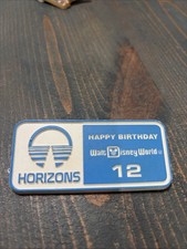 EPCOT CENTER  HORIZONS Cast Member WDW 12th Birthday Pin