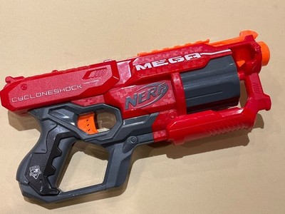 Nerf N-Strike Mega CycloneShock Blaster - Red - Tested & Working