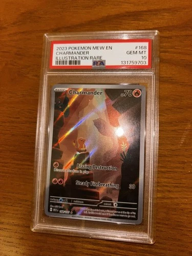 Pokemon 151 Charmander PSA 10 English 168/165