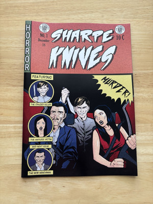 Sharpe Knives Comic Issue #1 Classic Variant Horror Gore Slasher Graphic Novel