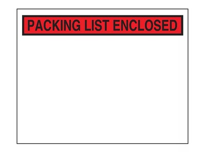 ULINE Super Stick  Packing List Envelopes - 9 1 2 X 12'' - Box Of 500 - USA