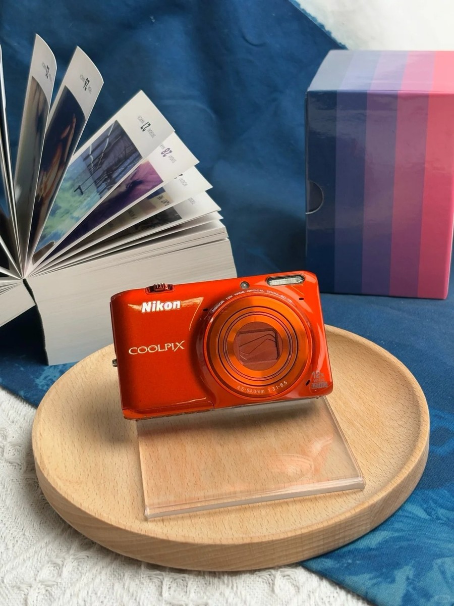 実写美⭕️【動作確認済】Nikon COOLPIX S6500 オレンジ Excellent Nikon Coolpix S6500 Orange 16MP Compact Digital Camera