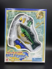 Vintage Kid Boy Bass Fishing Toy Game Feel th...