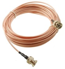 CablesOnline 50ft BNC męski na męski kabel koncentryczny o niskiej stracie RG316