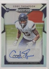 2019 Panini Prizm Draft Picks Silver Cody Thompson #290 Auto 0c2