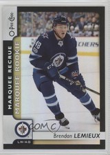 2017 Upper Deck O-Pee-Chee Update Black Rainbow Foil 44/100 Brendan Lemieux l1s