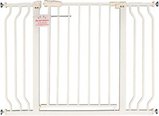 Easy Walk-Thru Safety Gate for Doorways and Stairways with Auto-Close/Hold-Open