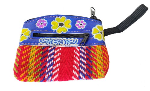 Étchiboy Louis Riel Blue Change Purse Porte-monnaie Metis Bleue - Bild 2 von 2