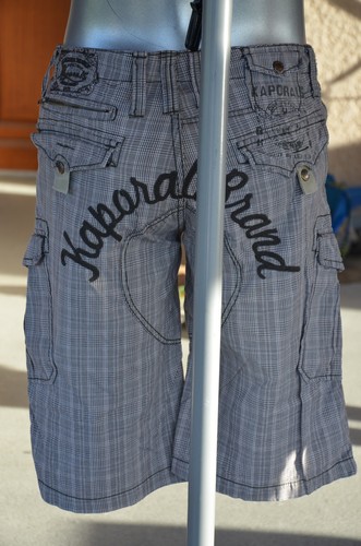 KAPORAL- Très joli short marron - Taille W 30 - F 40 - EXCELLENT ÉTAT - Photo 2 sur 3