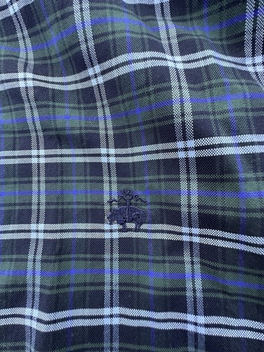 Brooks Brothers Shirt Mens Large Multicolor Plaid Button Down Regent Non Iron - Picture 10 of 11