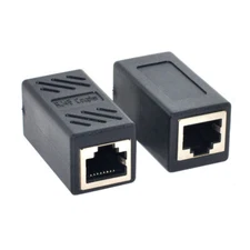 CY CAT6 RJ45 Female Lan Connector Ethernet Network Cable Extension Adapter
