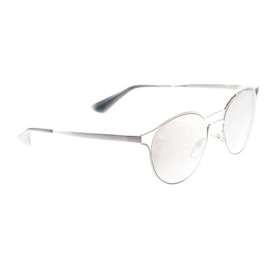 Sonnenbrille von Prada in Silber und Grau
