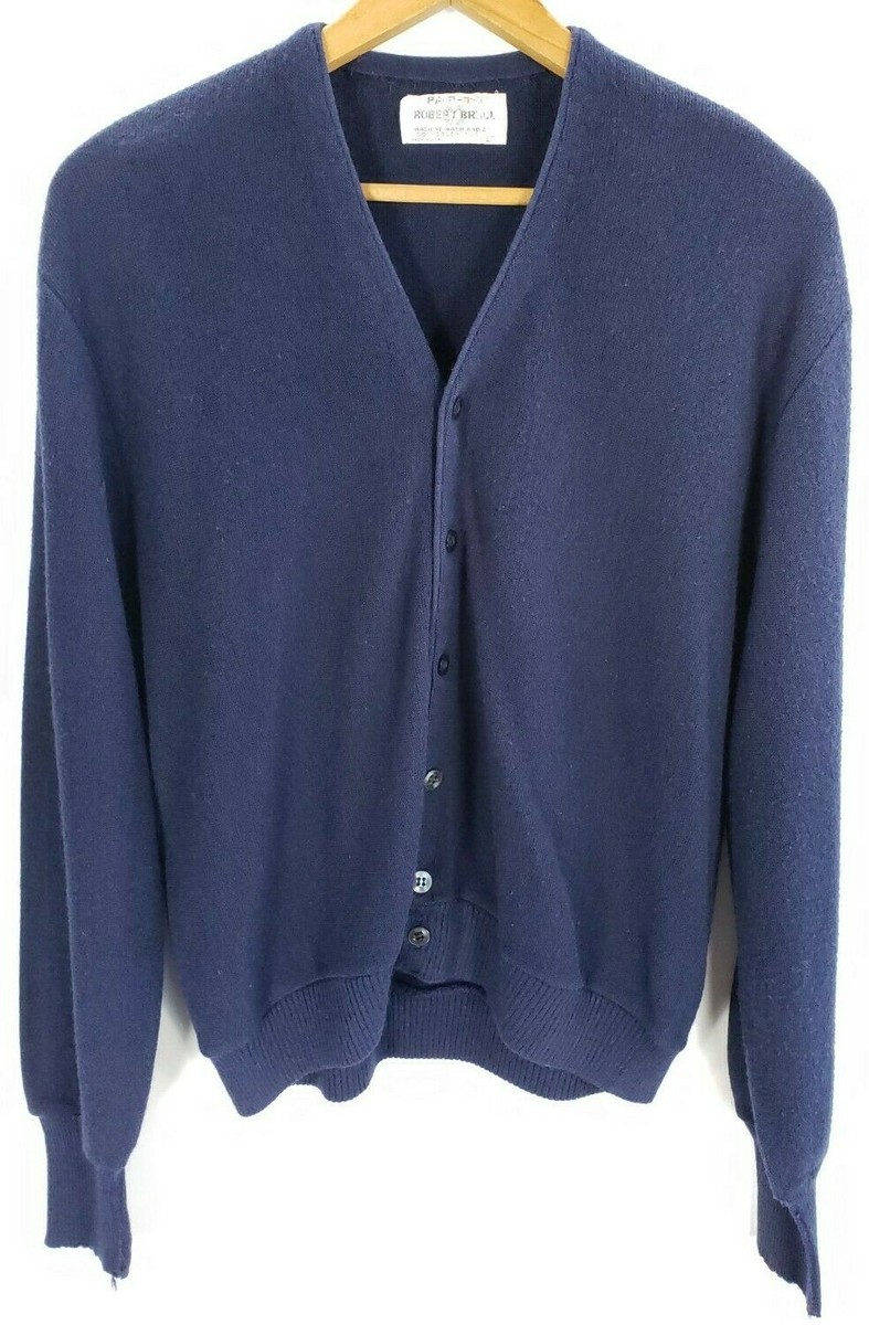 トップス 70s ROBERT BRUCE alpaca cardigan Vintage Arnold Palmer Robert Bruce M Alpaca Wool Cardigan Sweater