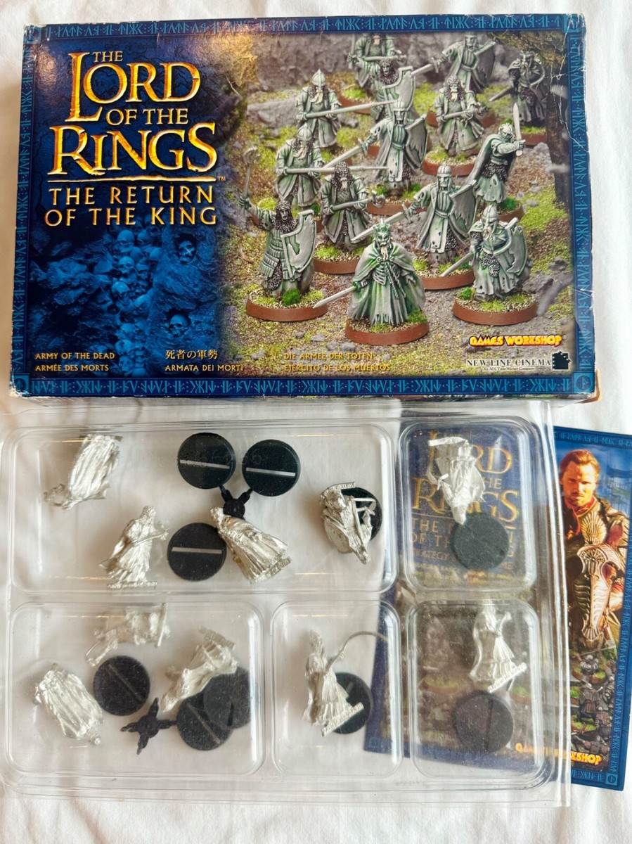 NEW 10 METAL ARMY of the DEAD LotR/Middle-Earth Strategy Battle