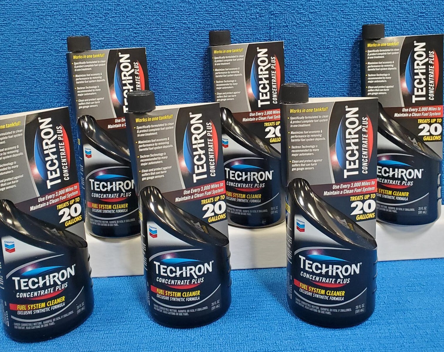 Chevron Techron fuel system cleaner Exclusive Synthetic Formula 20oz