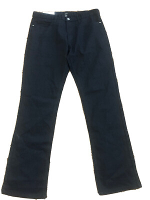 Alfani Mens Jeans Size 32x32 Blue Straight Leg Stretch MINOR DEFECT!