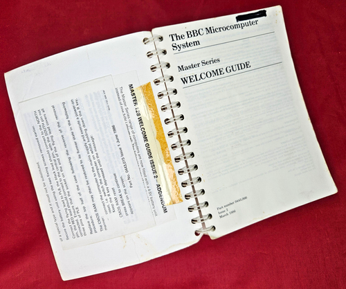 Welcome Guide pour Le Acorn BBC Maître Grade B Manuel - Photo 2 sur 5