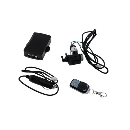 3" Vacuum Exhaust Cutout Valve Set Close Style w/ Wireless Remote Silicone Tube - Picture 5 of 12