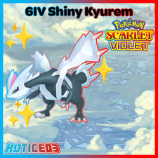✨ SHINY 6IV KYUREM ✨ Pokemon SCARLET and VIOLET - Indigo Disk DLC Legendary