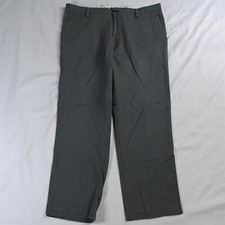 DOCKERS 36 x 29 Gray Easy Care Straight Mens Chino Dress Pants