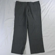 DOCKERS 36 x 29 Gray Easy Care Straight Mens Chino Dress Pants
